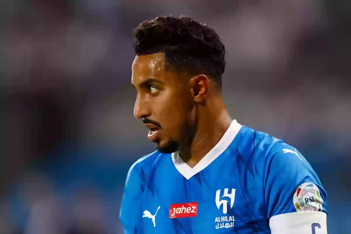  احتفال مميز من نجم الهلال سالم الدوسري بلقب هداف الهلال 