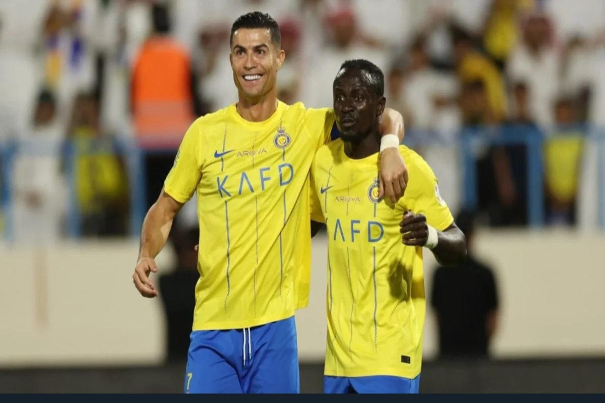 رونالدو لاعب النصر مع ساديو ماني