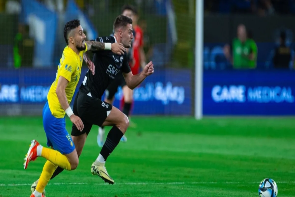 النصر والهلال في مواجهة سابقة 