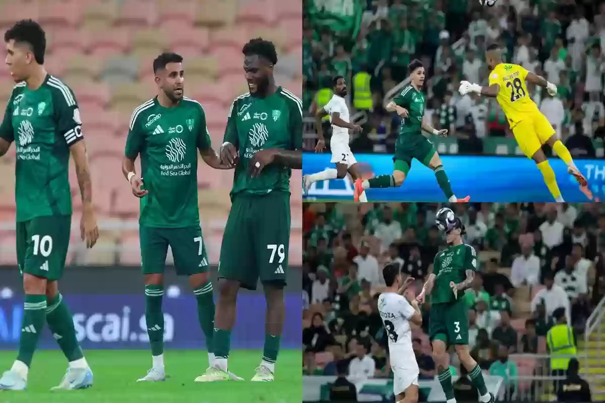 مناوشات حادة بين جماهير الأهلي السعودي ولاعب الأخدود